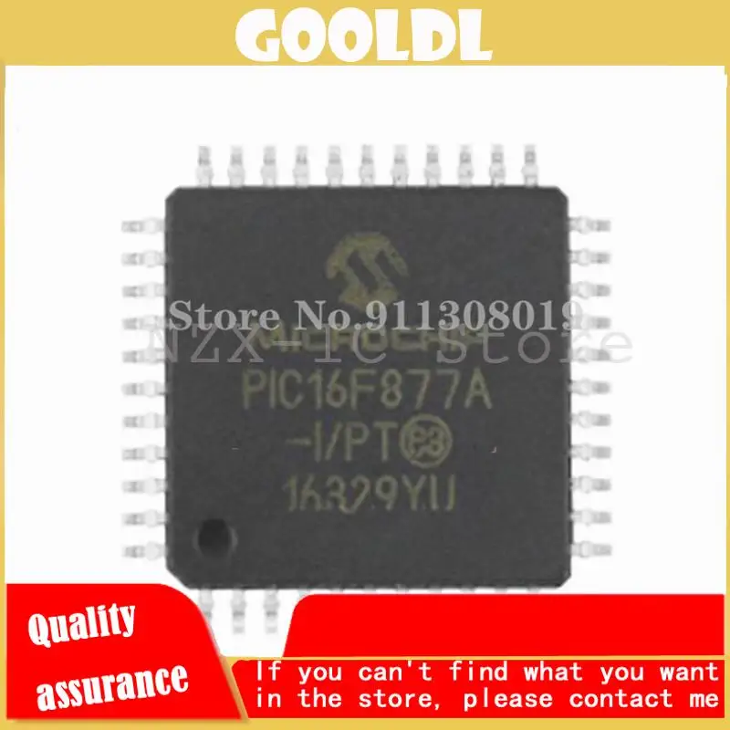 

10PCS/LOT PIC16F877A-I/PT TQFP44 16F877 microcontroller chip original authentic brand new spot
