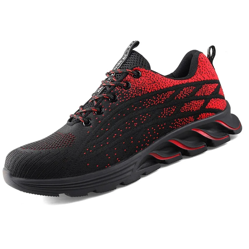 

2022 Safety Shoes Men Women Steel Toe Boots Indestructible Work Shoes Lightweight Breathable Composite Toe Men EUR Size 37-48