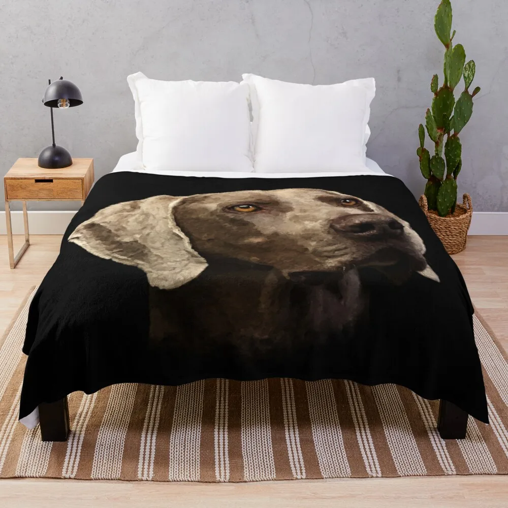 

Weimранер портрет плед одеяло пляжное одеяло