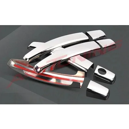 

For Opel Astra J HB Chrome Door Handle Tk 4 Door Stainless Steel Accessories Modified Tunnıng Design Free Fast Shipping