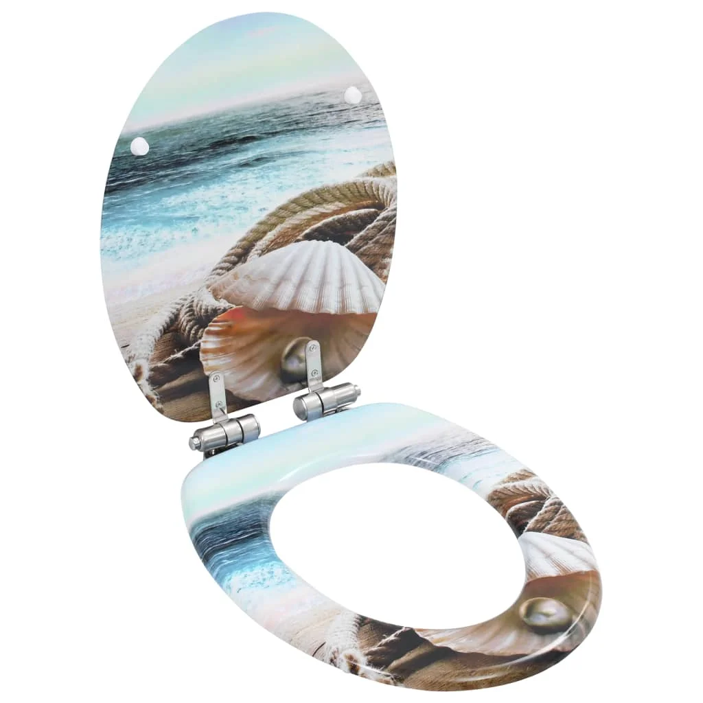 

MDF toilet seat lid closing shell