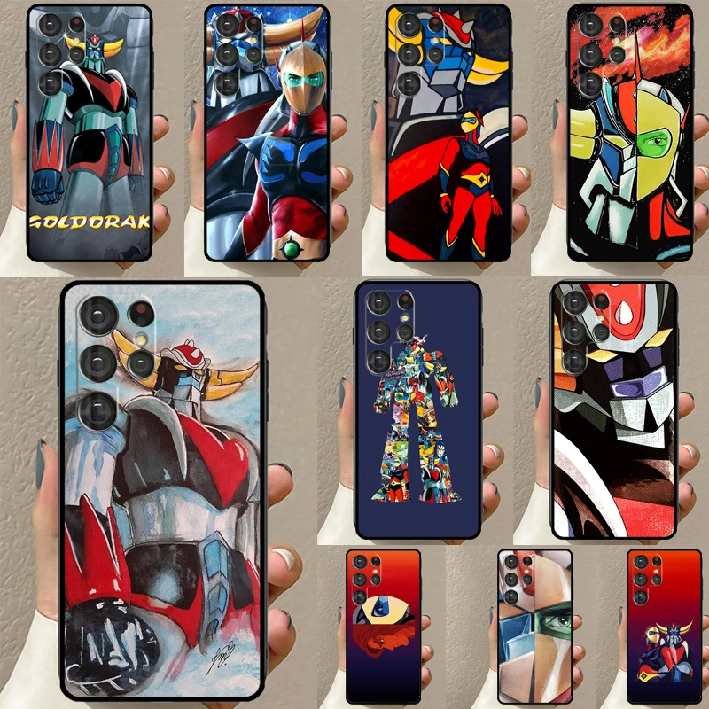 UFO Robot Goldorak Case For Samsung Galaxy S10 S9 S8 Note 10 Plus Note 20 S22 Ultra S20 FE S21 FE Phone Cover