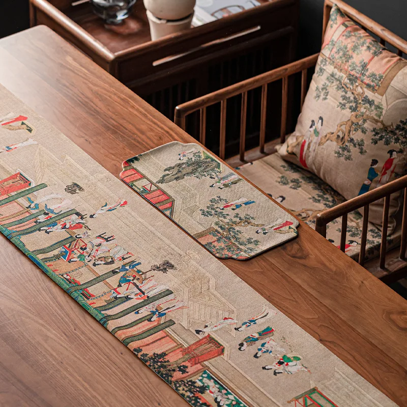 

Водонепроницаемая чайная дорожка из полиэстера/хлопка