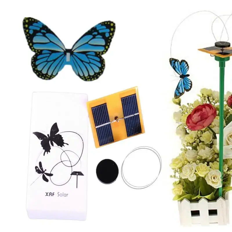 

Летающая бабочка на солнечной батарее, умная бабочка с датчиком управления, научная и образовательная имитация бабочки