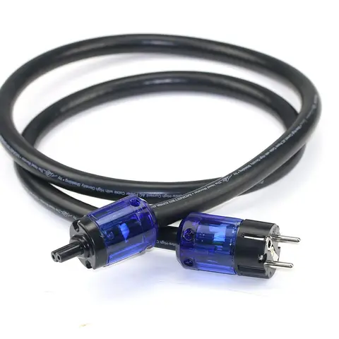 Недорогой кабель Moster PowerLine 400 7N из чистой меди с европейской вилкой, Hi-Fi аудио кабель питания с 8 фигурными хвостовыми вилками
