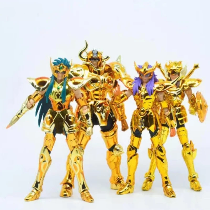 Фигурка Saint Seiya 10 см, малая масштабная модель, DDP, Золотые Святые, металлическая броня, с аксессуарами, Телец Алдебаран, Докхо, Мило, Камус (art.: 3920d7d06cfca) - 3920d7d06cfca