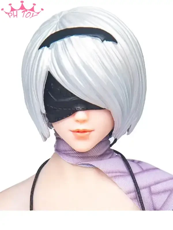 1/12 2B Лепка головы Sister Нил Механическая эра женщина-солдат несъемная глазная