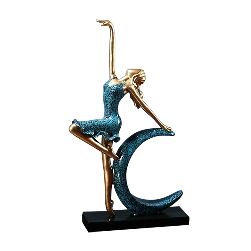 Скандинавская фигурка Луны богини скульптура креативное украшение для дома