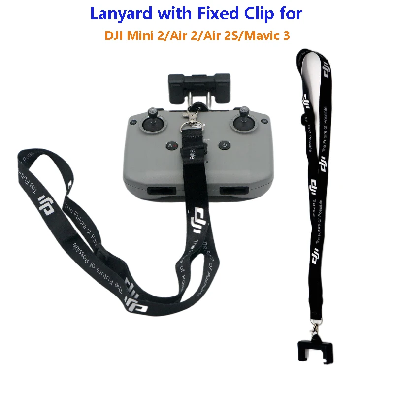 

Remote Controller Lanyard NeckStrap with Fixed Clip Hook for DJI MINI 2/ Air 2S/Mavic Air 2/DJI Mavic 3 Drone Accessories