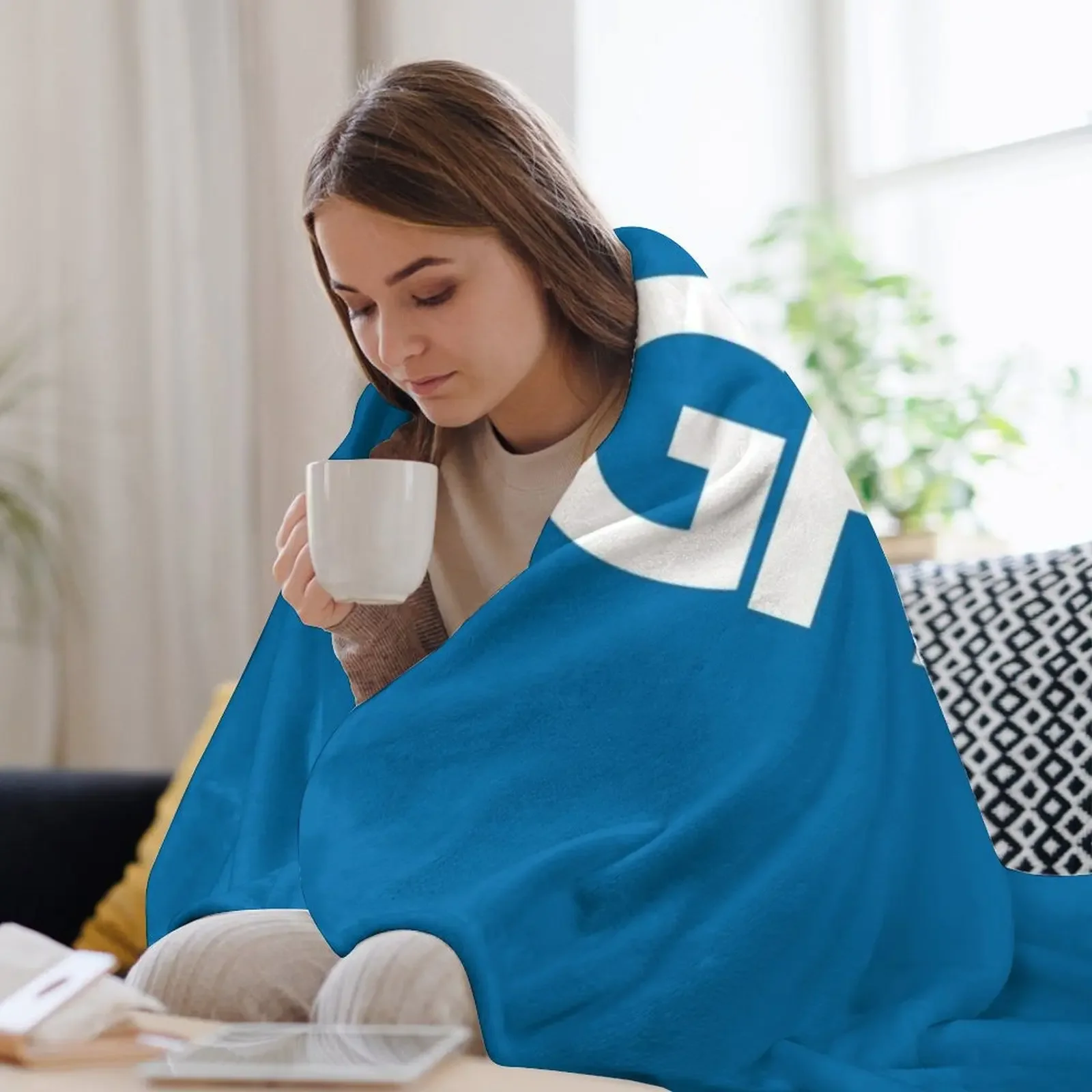 Одеяло Seattle Grace Hospital теплое термоплюшевое волосатое одеяло