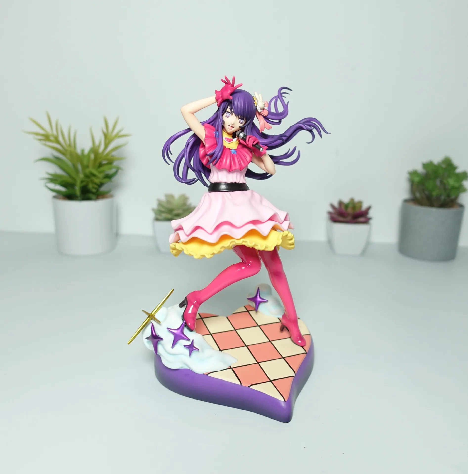 

Фигурка аниме «OSHI NO KO Hoshino Ai», ПВХ экшн-фигурка, Игрушечная модель рыцарей arknight W #1895, коллекционные подарки для детей, 21 см