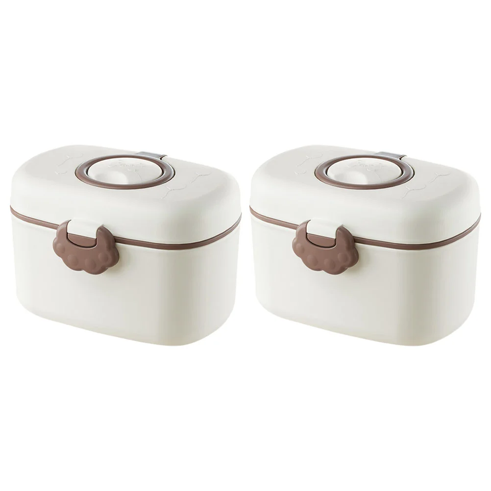 2 шт. контейнеры для закусок коробка сухого молока портативный дозатор держатель