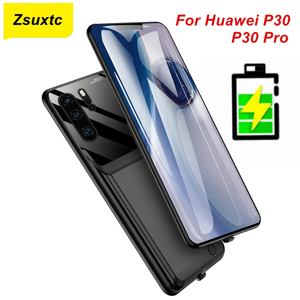 

Чехол с функцией внешнего аккумулятора для Huawei P30, 10000 мАч