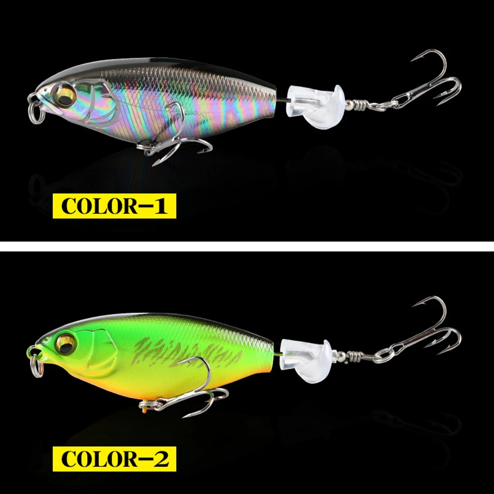 2 шт. рыболовная приманка Whopper Popper для окуня сома щуки верхняя вода плавающий