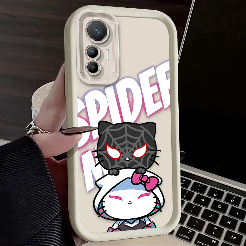 Чехол для телефона с принтом Человек-паук Xiaomi POCO X6 X5 X4 GT X3 NFC F3 F4 F5 F6 M5S C65 M6 Pro 4G 13T 12T 11T