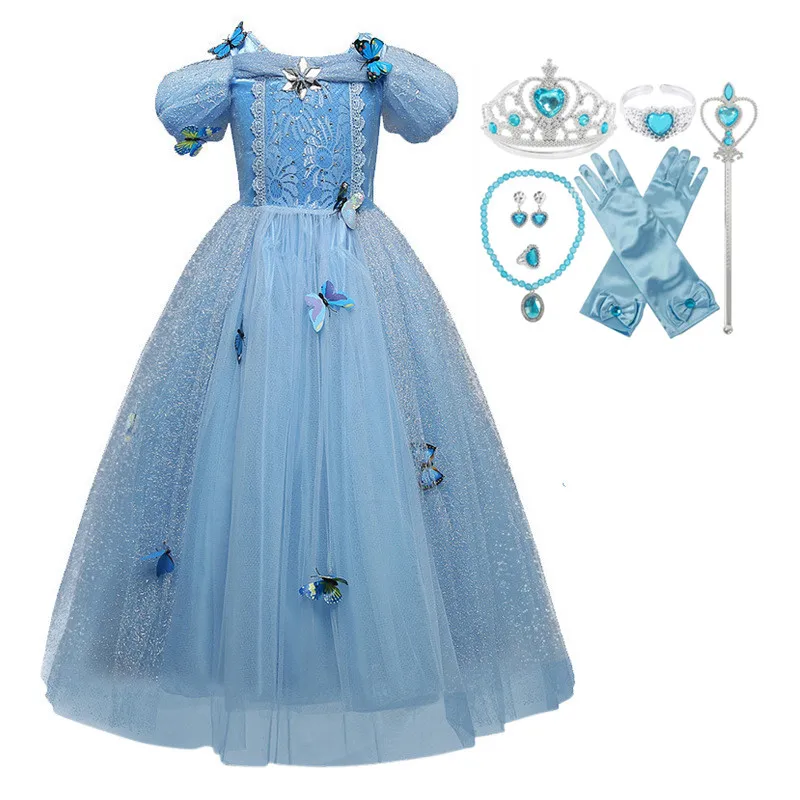 

Детское платье для девочек на Хэллоуин, карнавал, косплей, костюм принцессы, детское необычное рождественское платье, одежда Disfraz