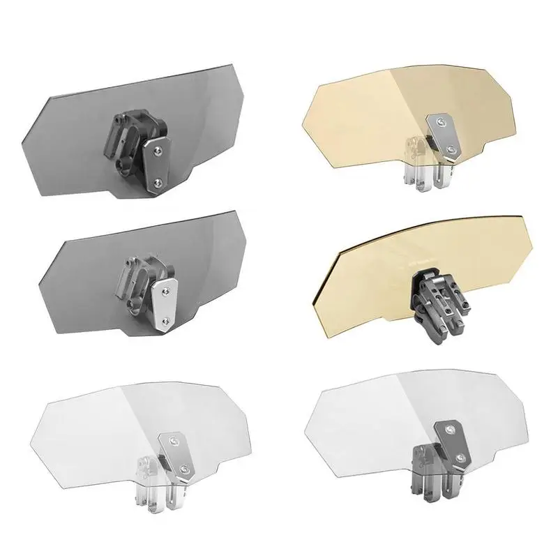 

Motorcycle Wind Deflector Windscreen Bike Extension Protector Adjustable Windshield Universal Wind Deflector For Bikes Scooters