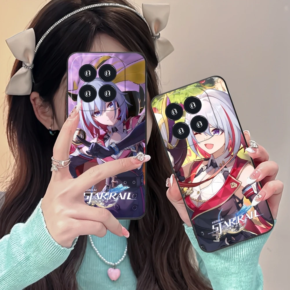 Чехол Honkai для Xiaomi 14 13 12 11 10 9 T Ultra Lite Pro S SE X мобильный телефон черный мягкий чехол