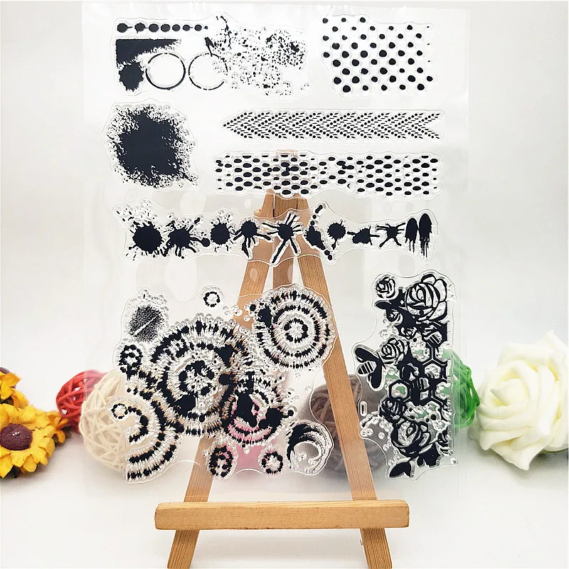 

2022 New Ink Clear Stamp Cutting Die Transparent Seal for DIY Scrapbooking/Card Making