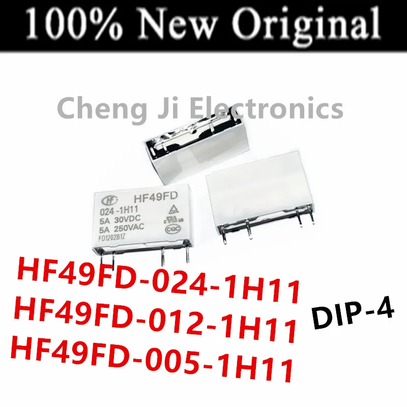 10 шт./партия Φ новое оригинальное реле мощности HF49FD/024-1H11 HF49FD/012-1H11