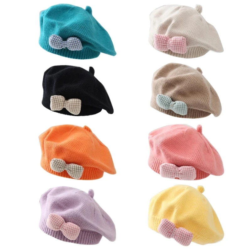 

Trendy Knit for Baby Girls Stylish & Warm Hat Fashionable Baby Girl Wool & Convenient Hat for Drop shipping