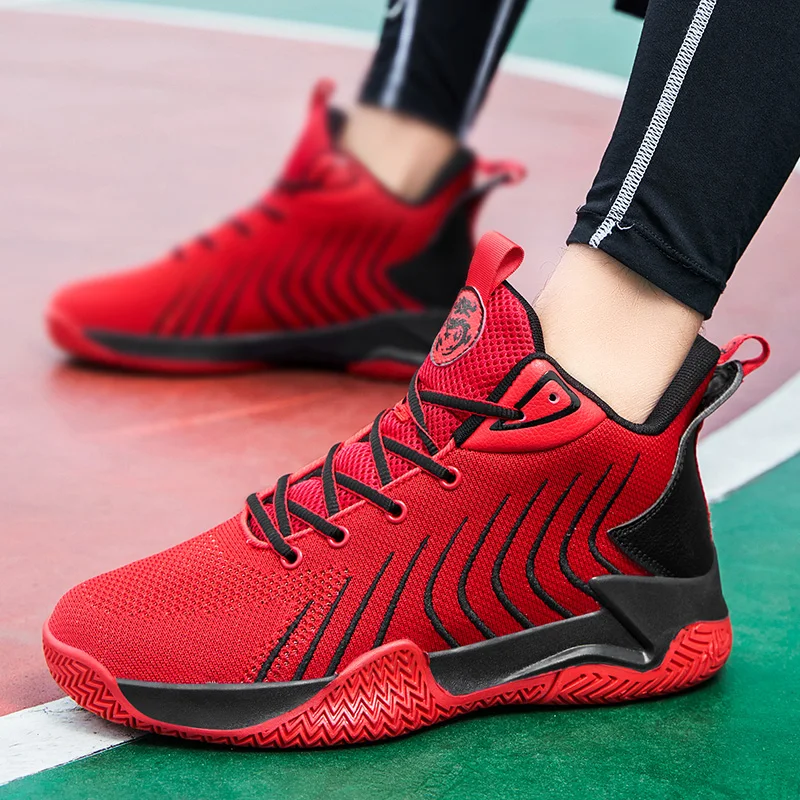 

2022 New Boy Basketball Training Shoes Non-Slip Men Women High Top Shoes Designer Sneakers Unisex Wearable Basketball Shoes Kids