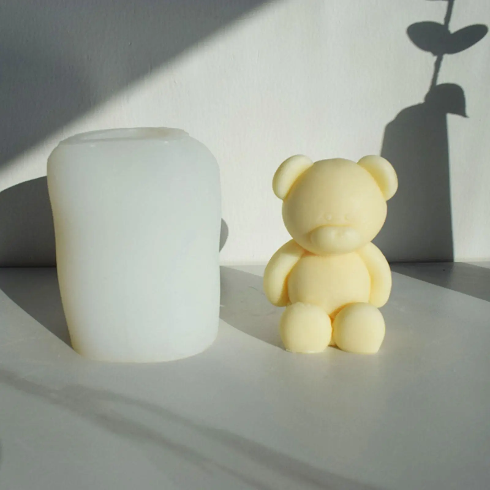 

Bear Candle Mould Animal Candle Aromatherapy Plaster Scented Cake Silicone Moulds DIY Baking Animal Candle Decor Making