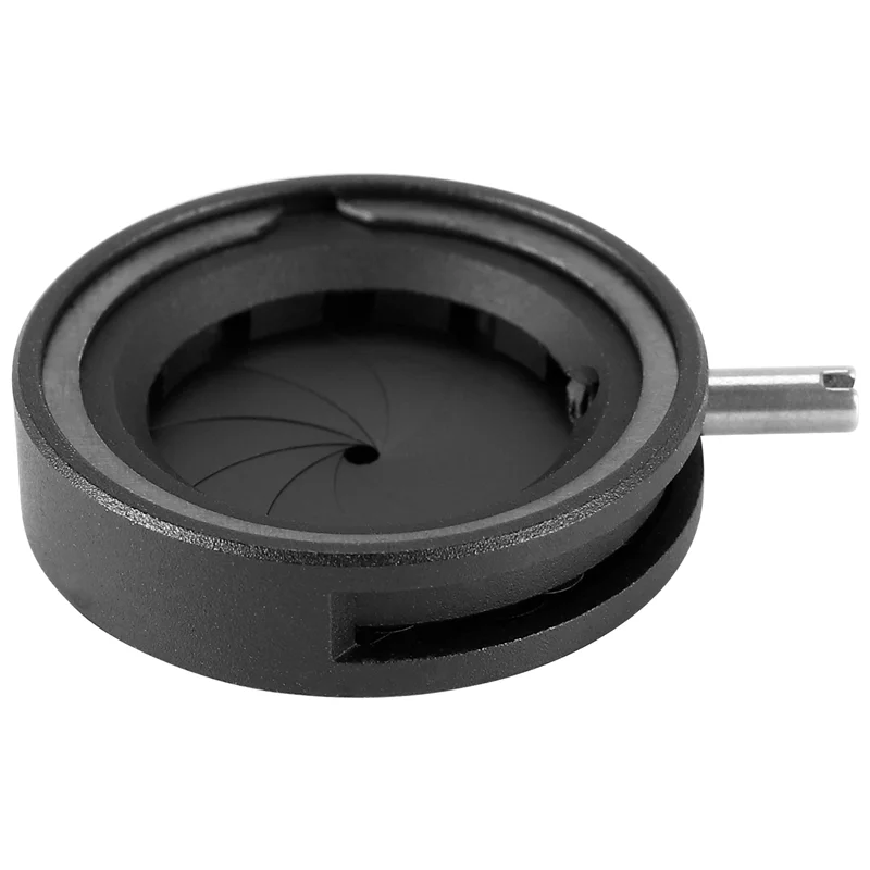 Manual Aperture Adjustable Mechanical Iris Diaphragm for Digital Camera Microscope Lens SK12