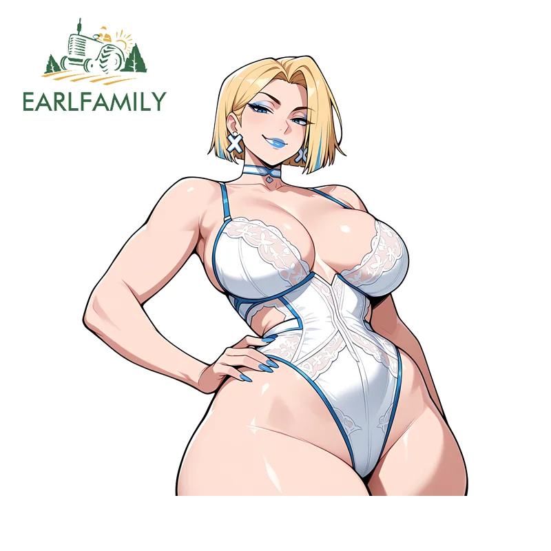 

EARLFAMILY соблазнительная байонета с большой задницей, автомобильные наклейки, забавный бампер, наклейки на мотоцикл, устойчивые к царапинам автомобильные аксессуары Para Auto