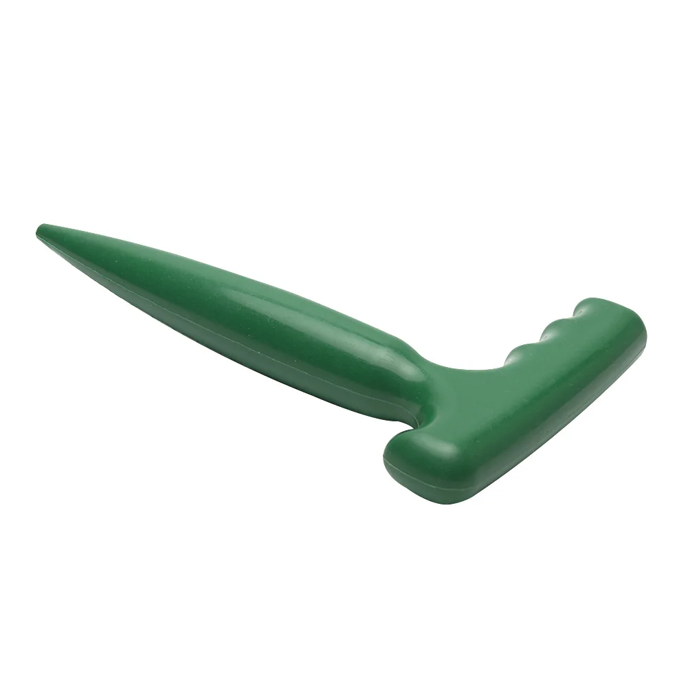

Transplanting Practical Home Widger Seedling Portable Solid Green Dibber Grip Plastic Planting Tools Durable Garden