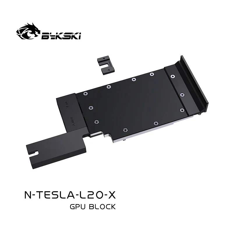 Фото Блок графического процессора Bykski N-TESLA-L20-X для видеокарты NVIDIA TESLA L20, водяное охлаждение/хромированный процесс из красной меди №4