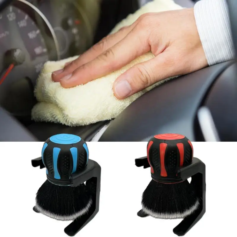 

Wheel Brush Ergonomic Anti-Slip Dirt Curved Auto Dust Cleaner Detail Cleaner For Interior Exterior Dust Clean Brushes Car Detail