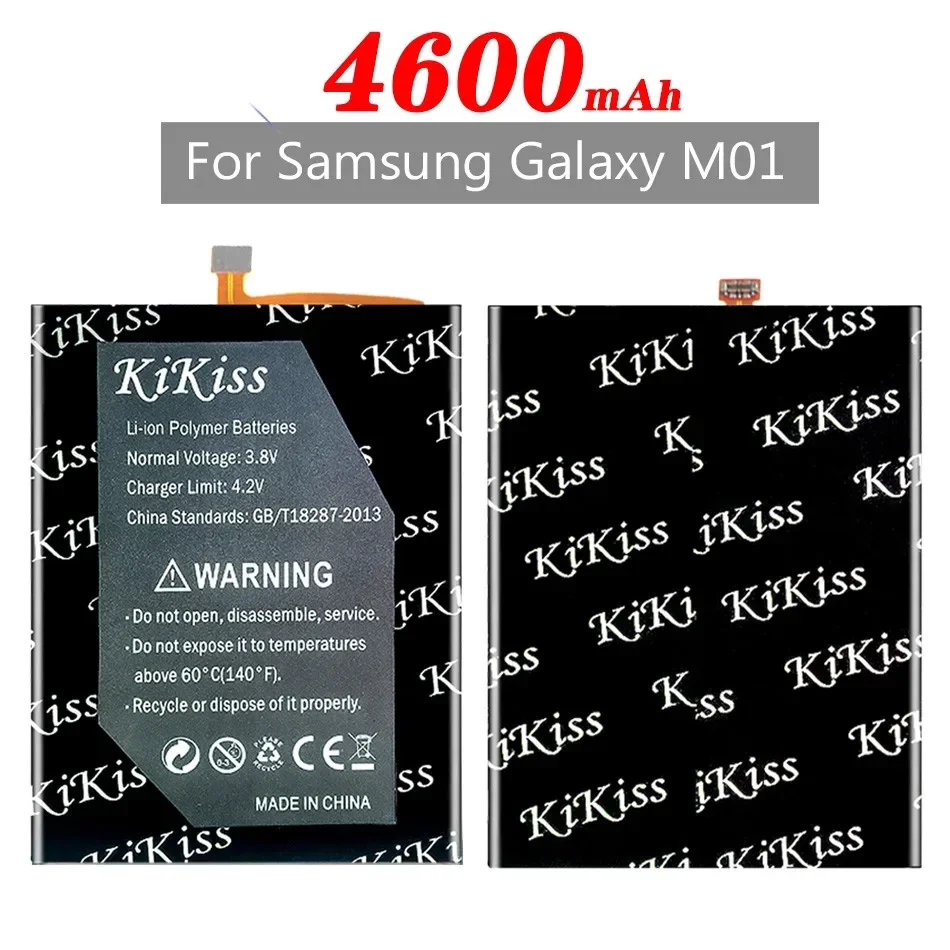 KiKiss 4600 мАч HQ-61N HQ61N Аккумулятор для Samsung Galaxy Battery M01 M 01 Sm-m015f большой емкости + трек NO