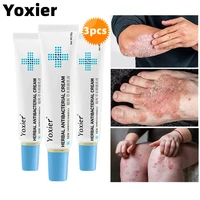 3pcs herbal antibacterial cream psoriasis antipruritic dermatitis relief eczema urticaria desquamatio treatment skin care balm