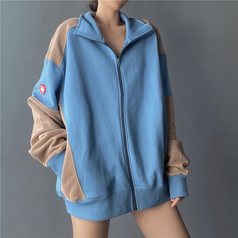 Толстовка с капюшоном CAV EMPT свитшот длинными рукавами в стиле пэчворк светлая