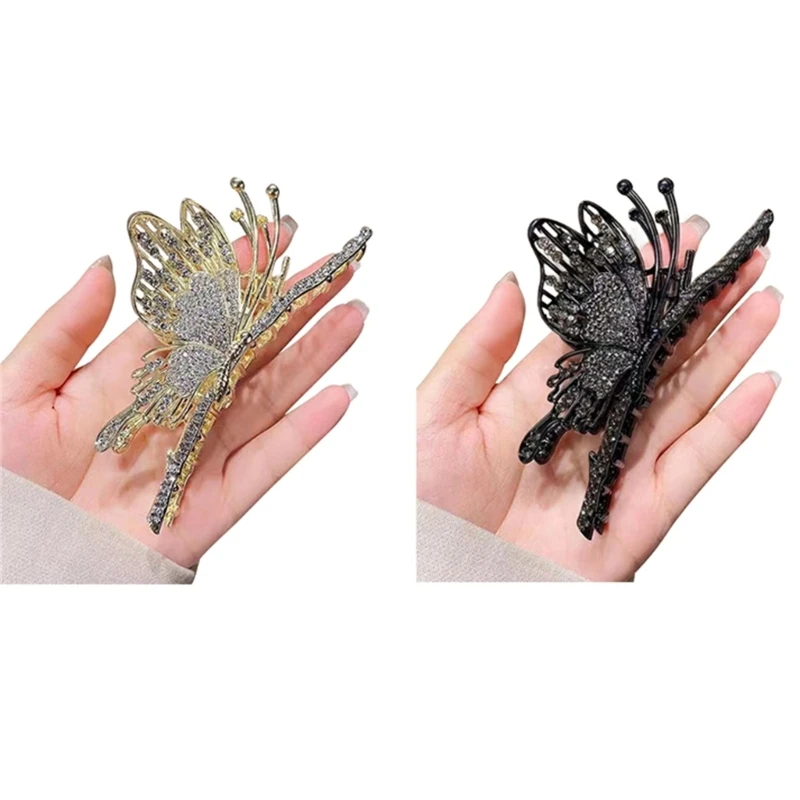 

28TF заколка для конского хвоста с кристаллами