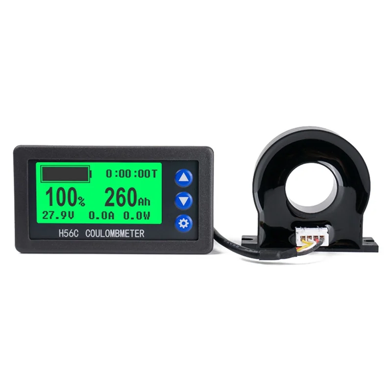 

Battery Monitor Hall Coulomb Meter DC 8-100V 100A Lifepo4 Lead-Acid Li-Ion Lithium Capacity Power Display