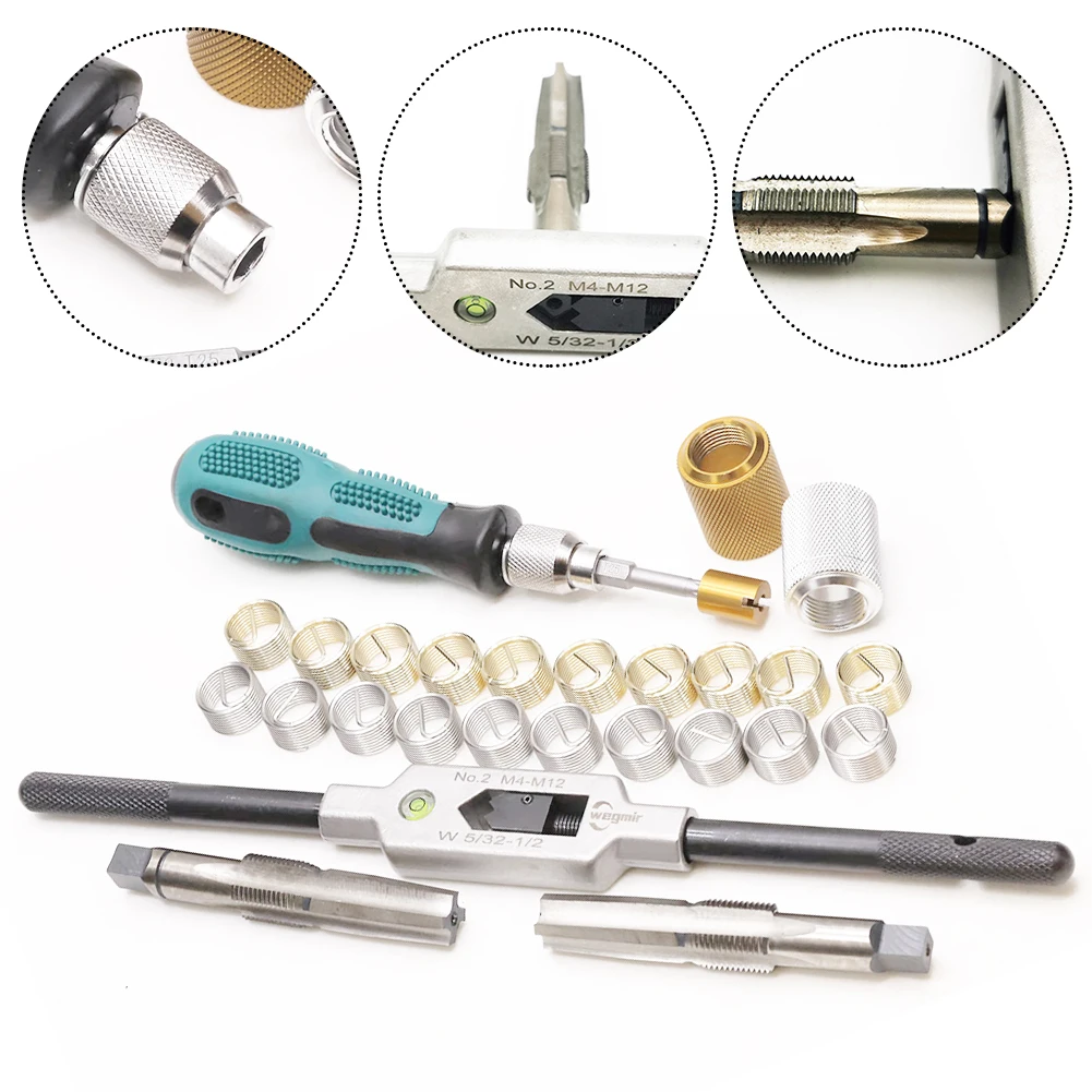 

Bike Bicycle Crank Arm Pedal 9/16 InchThread Repair Tool Kit For Damaged Threads MTB Road Bike Thread Repair Tools