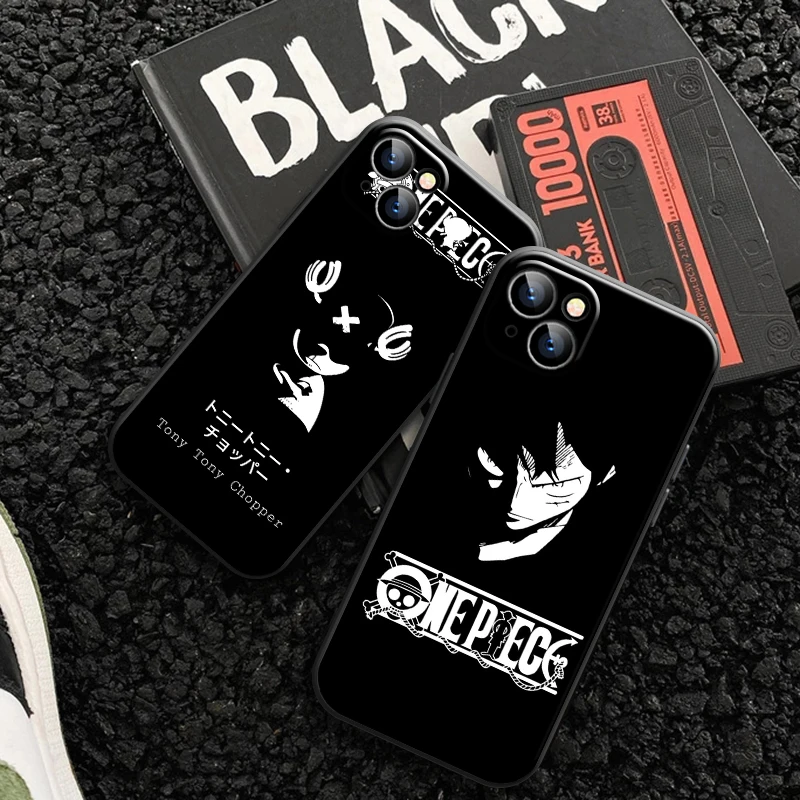 

One Piece For iPhone 12 11 13 Pro MAX 7 8 6 6S Plus SE 2020 X XR XS MAX 13 12 Mini Phone Case Japan Anime Funda Coque Carcasa