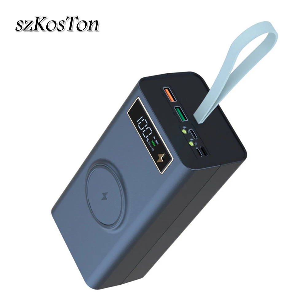 

Detachable Powerbank Case Shell 21x18650 Battery Charger Box DIY Phone USB Fast Charging Power Bank with LCD Display Flashlight