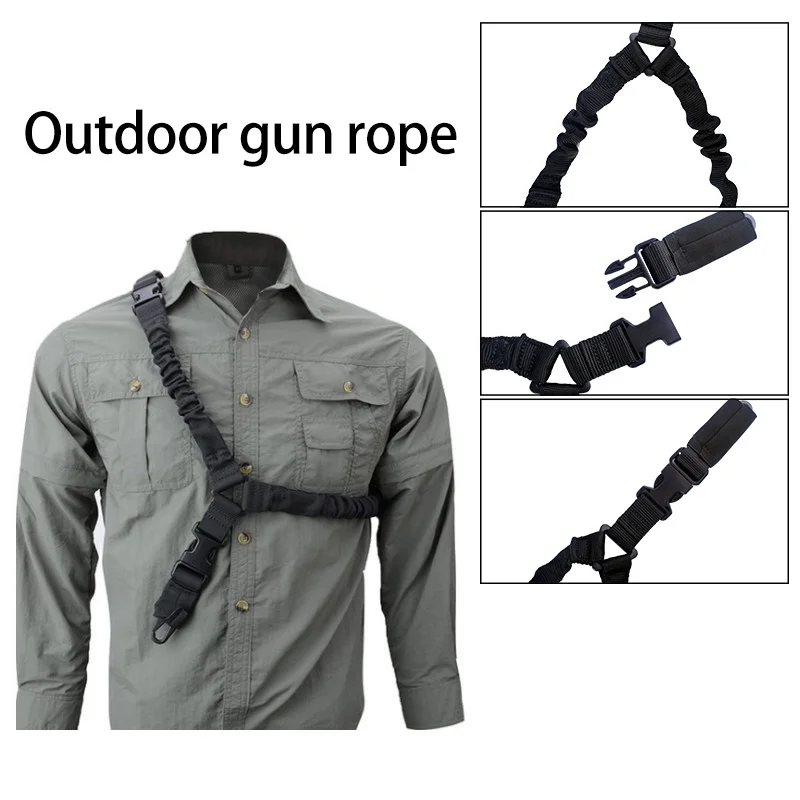 Тактический Однорычажный ремешок Rilfe регулируемый эластичный быстросъемный для