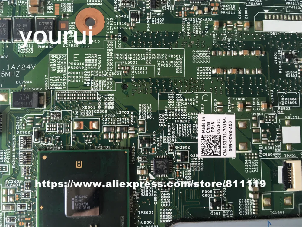 Материнская плата CSRZSZ для dell inspiron n5010 модель 52F31 052F31 CN-052F31 материнской платы N5010 DDR3