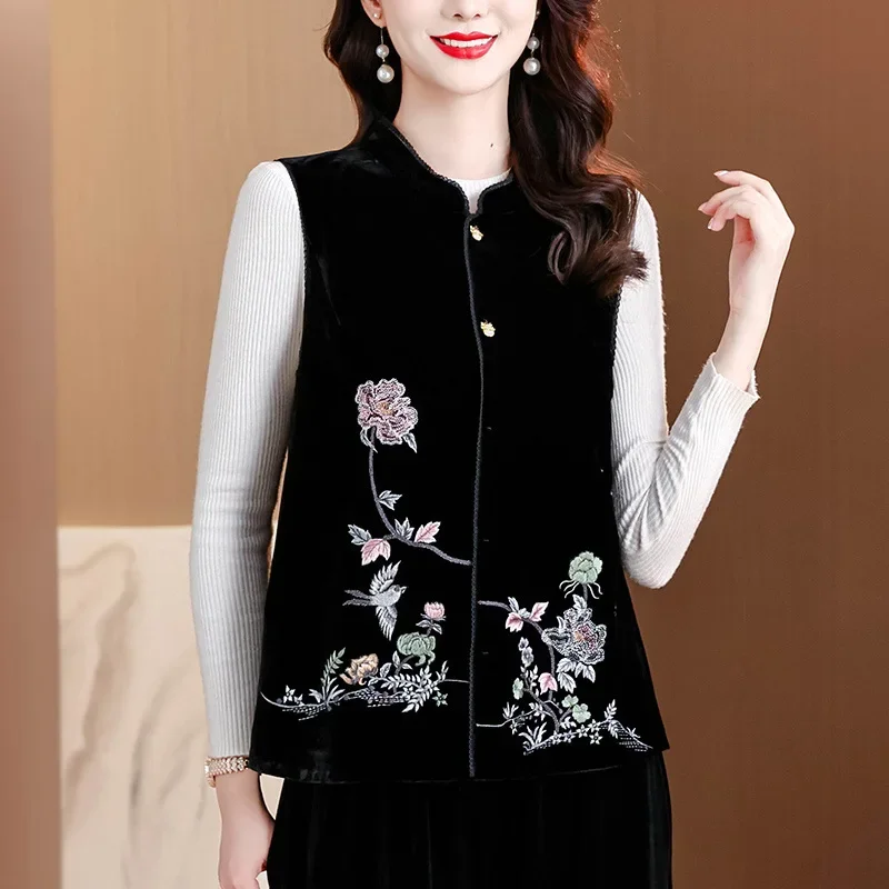 Гарантированное качество большие размеры для мамы осень/зима жилет из