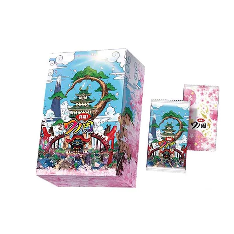 

Слитный бустер Bandai Box аниме-открытки TCG манга красный редкий слитный игра Луффи игральные карты