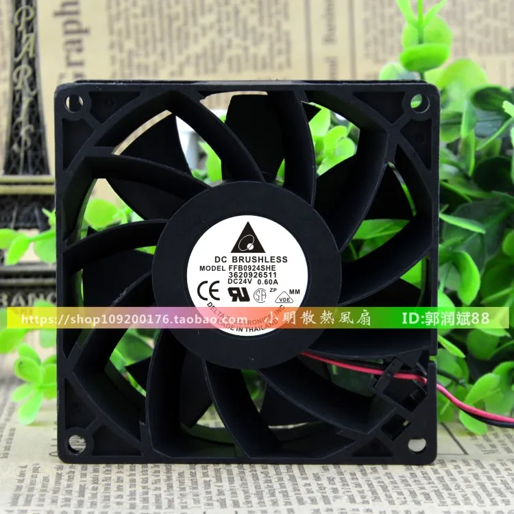 

BRAND NEW ORIGINAL 92*92*38MM Cooling Fan 3615RL-04W-B39 3615RL-05W-B50 3615RL-05W-B59 3615RL-05W-B70 DBTA0938B8F FFB0924SHE