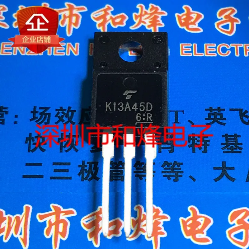 

5PCS-10PCS K13A45D TK13A45D TO-220F 450V 13A New And Original On Stock
