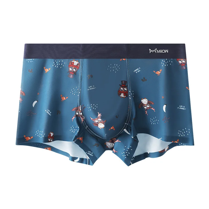 Men's Sexy Panties Boxer Shorts Cartoon Anime Prints Funny Shorts Cute Comfortable Soft Breathable Panties for Men