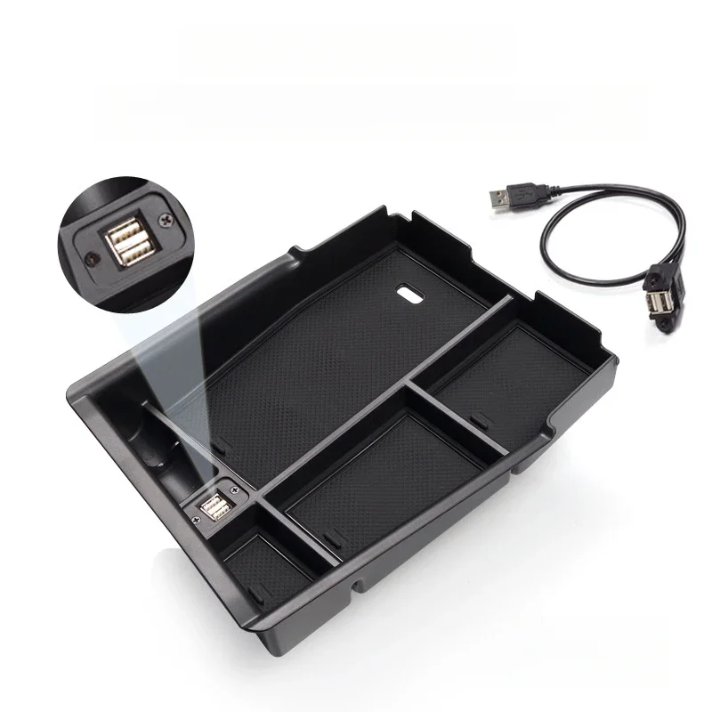 

Автозапчасти, подходящие для VW Volkswagen Atlas Teramont X CA1 2021 2022 2023, центральная консоль автомобиля, подлокотник, ящик для хранения, аксессуары