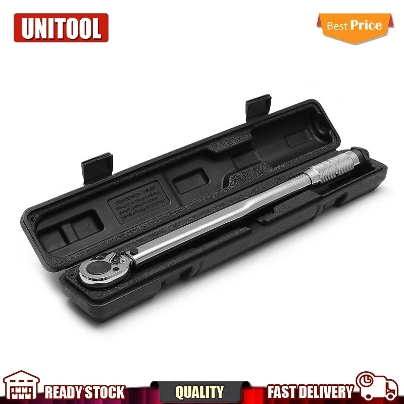 

1Piece Preset Torque Wrench 3/8" Square Drive 19-110N.m Two-way Precise Ratchet Wrench Repair Spanner Key Hand Tools torques