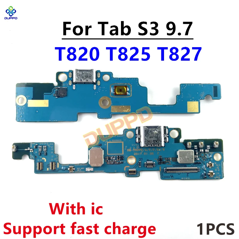 Оригинальный разъем для док-станции, зарядная плата для Samsung Galaxy Tab S3 T820 T825 9,7 дюйма, USB-порт для зарядки, гибкий ленточный кабель для замены